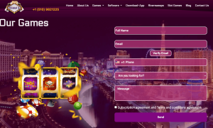 Vegas X sweeps casino sign-up screen